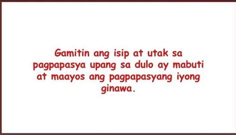 slogan mabuting pagpapasya